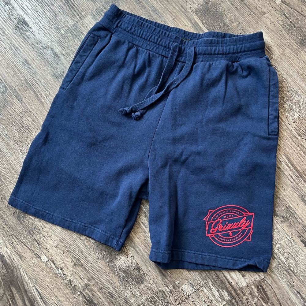 Grizzly Griptape Skateboarding Navy Blue Shorts